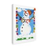 Trademark Fine Art Cheryl Piperberg 'Peace Snowman' Canvas Art, 18x24 ALI41266-C1824GG